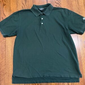 Brooks Brothers Country Club Pro Sport Men's Dark Green Polo Size Large